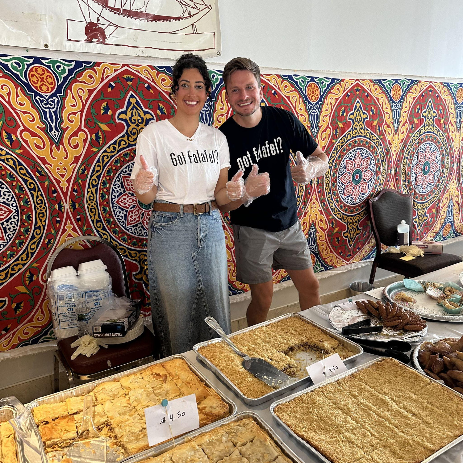 Taste of Egypt Fest volunteering!