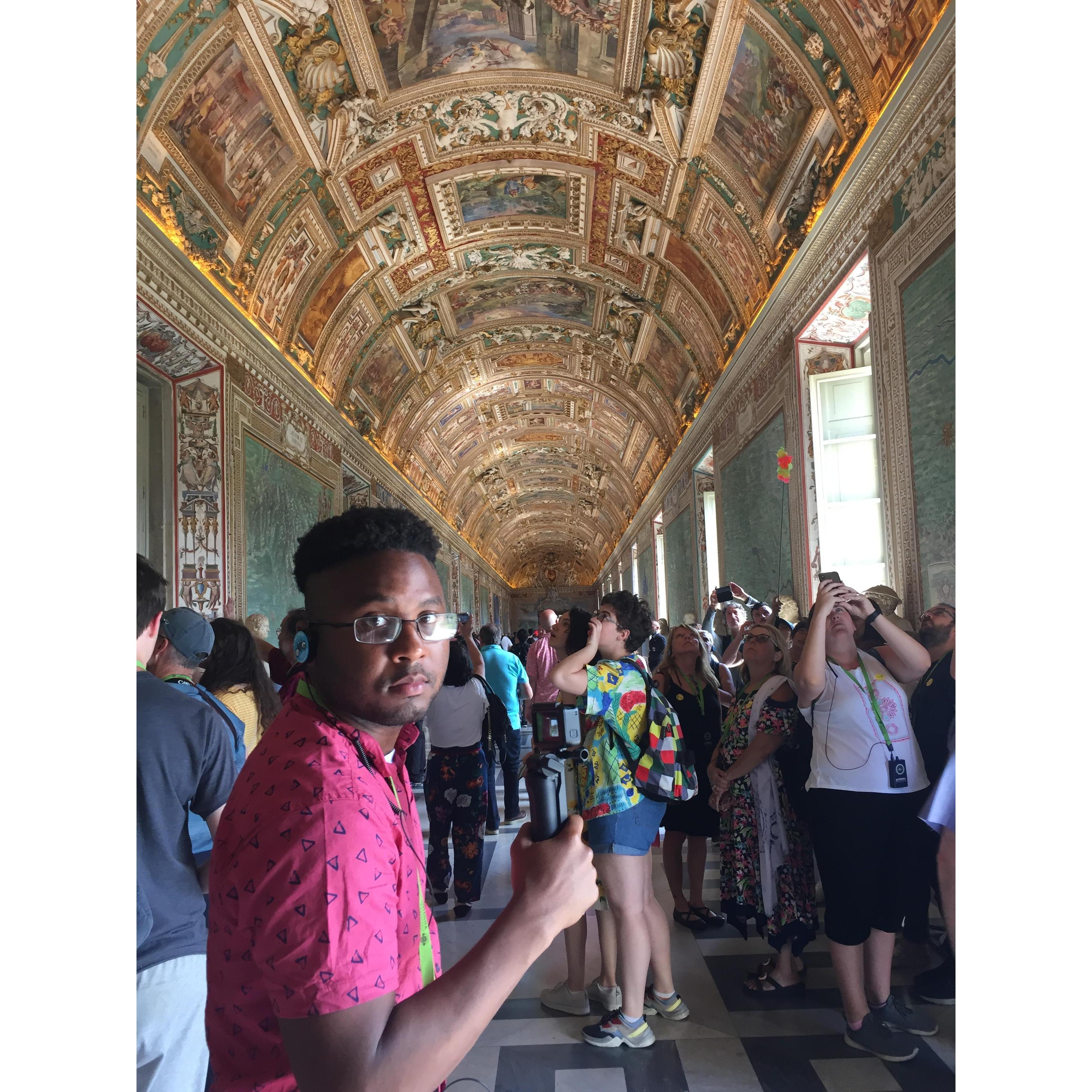 McKinley at the Vatican in Rome, Italy.