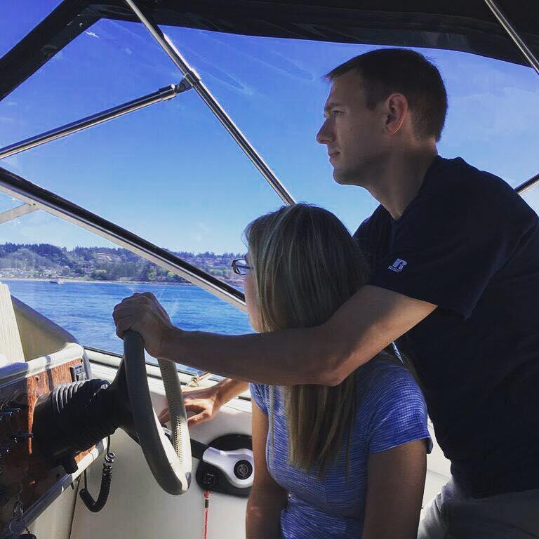 One of our favorite things to do together is get out on the water!