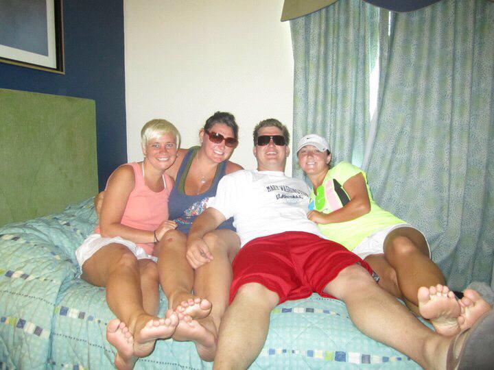 July 3 2009 Myrtle Beach, SC - - With Debbie's Bridesmaid "Budge" and Kristin's Best Man "Bro-Jo"