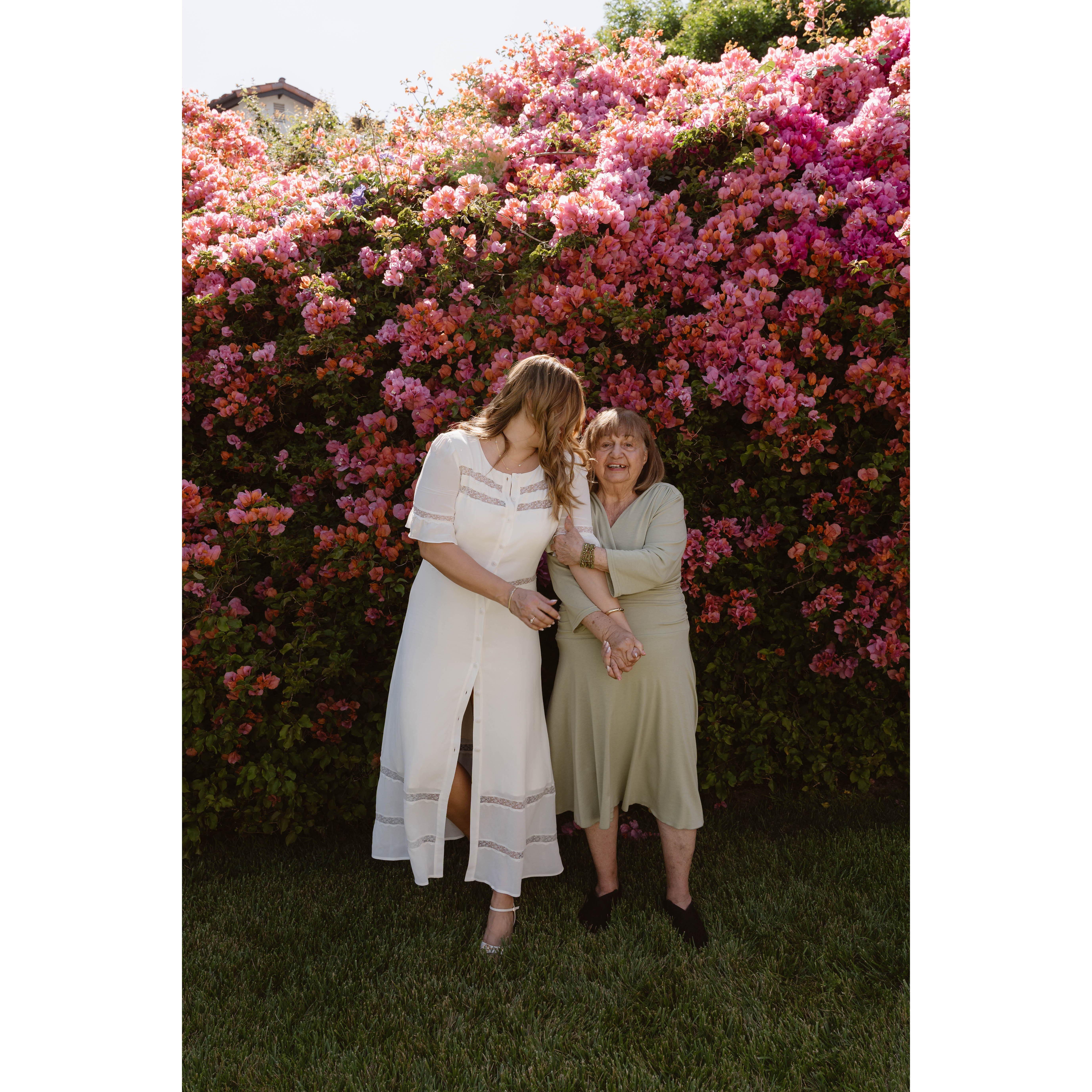 Cailan with her grandmother