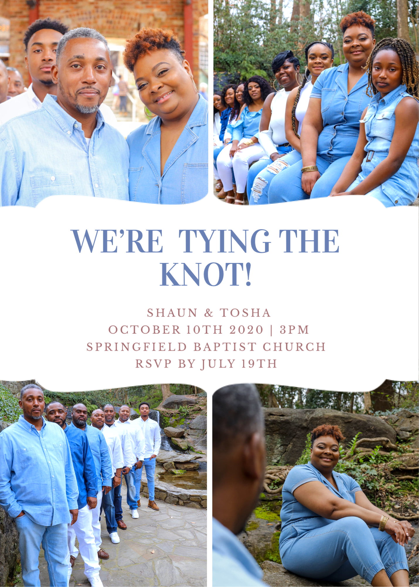 The Wedding Website of Tosha Grant and Shaun Smith