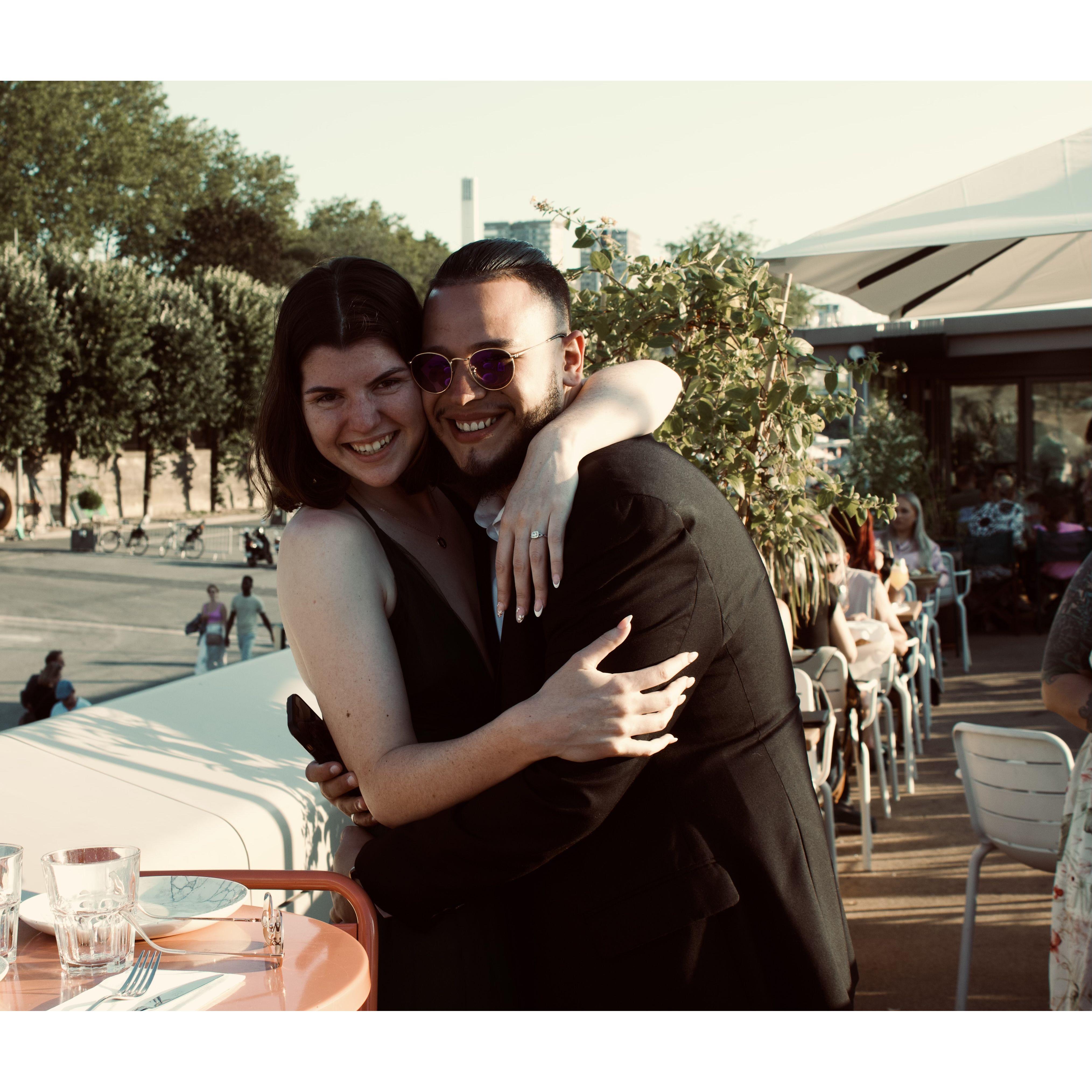 She said yes!
