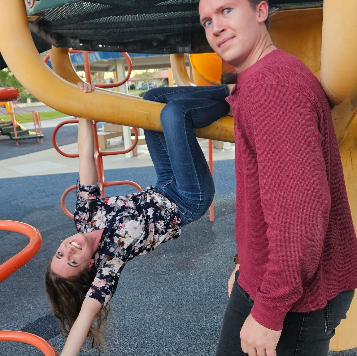 Kristlyn being a silly goose