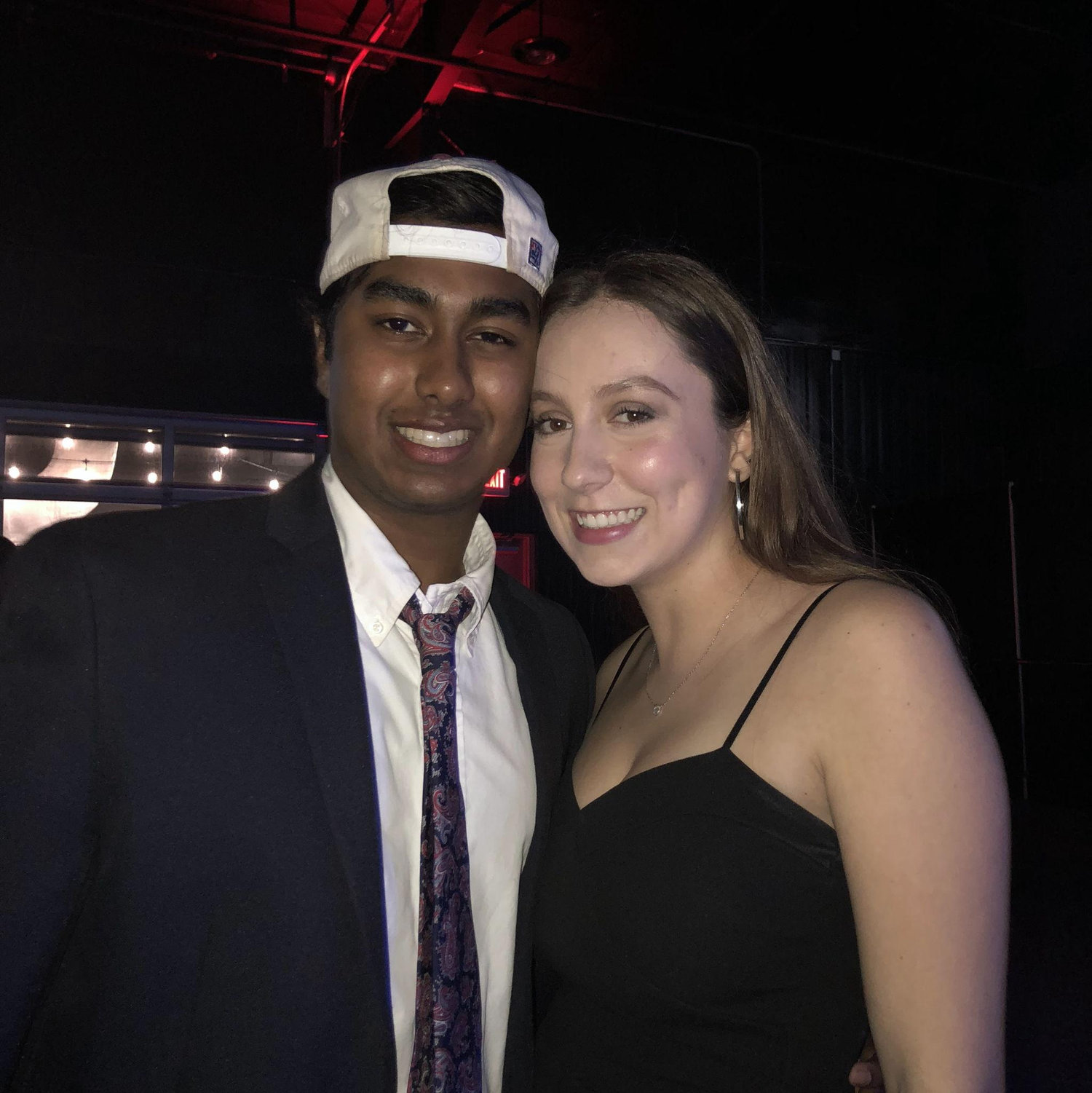 Our first photo together!