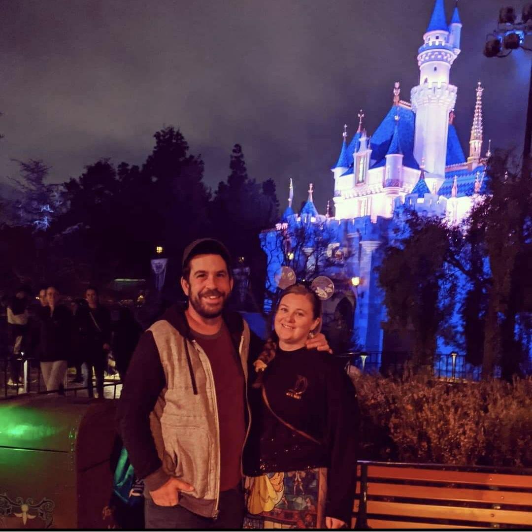 We celebrated one of our first Valentine's Days together at Disneyland in Anaheim.
