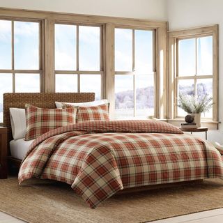 Edgewood Plaid 3-Piece Duvet Cover Set