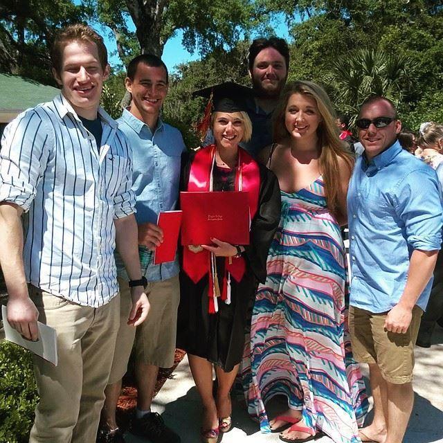 Of course, graduation is always an exciting time, but we were extra ecstatic because we finally wouldn't be in a long distance relationship anymore!
