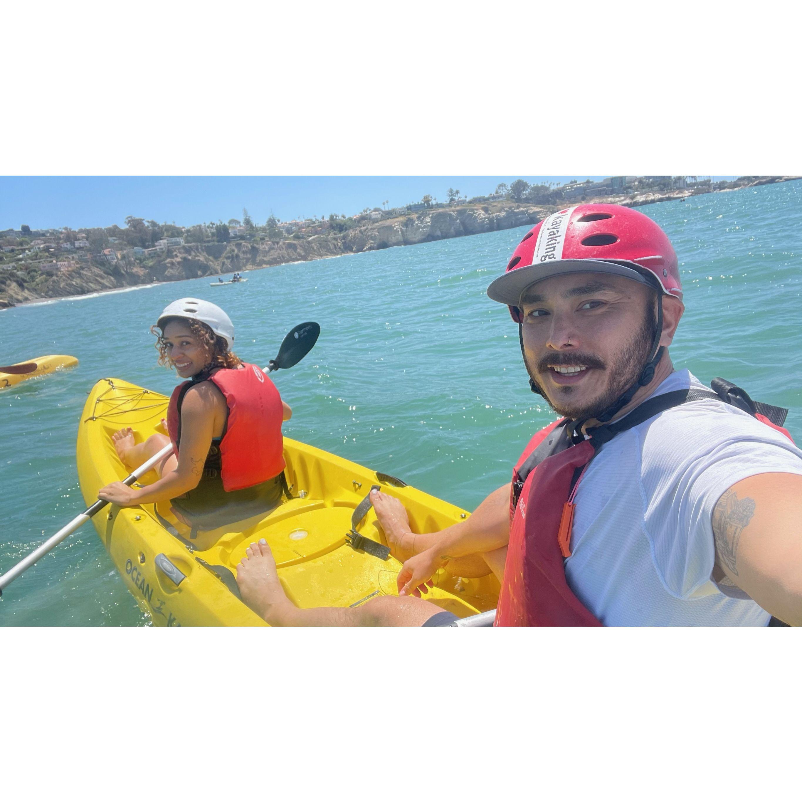 This first time Quinea found out Justin gets sea sick