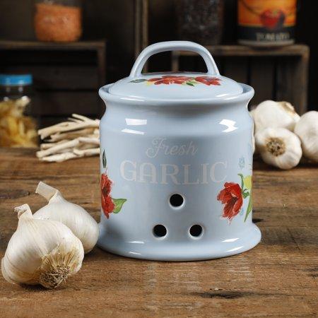 The Pioneer Woman Spring Bouquet 5.7-Inch Garlic Keeper