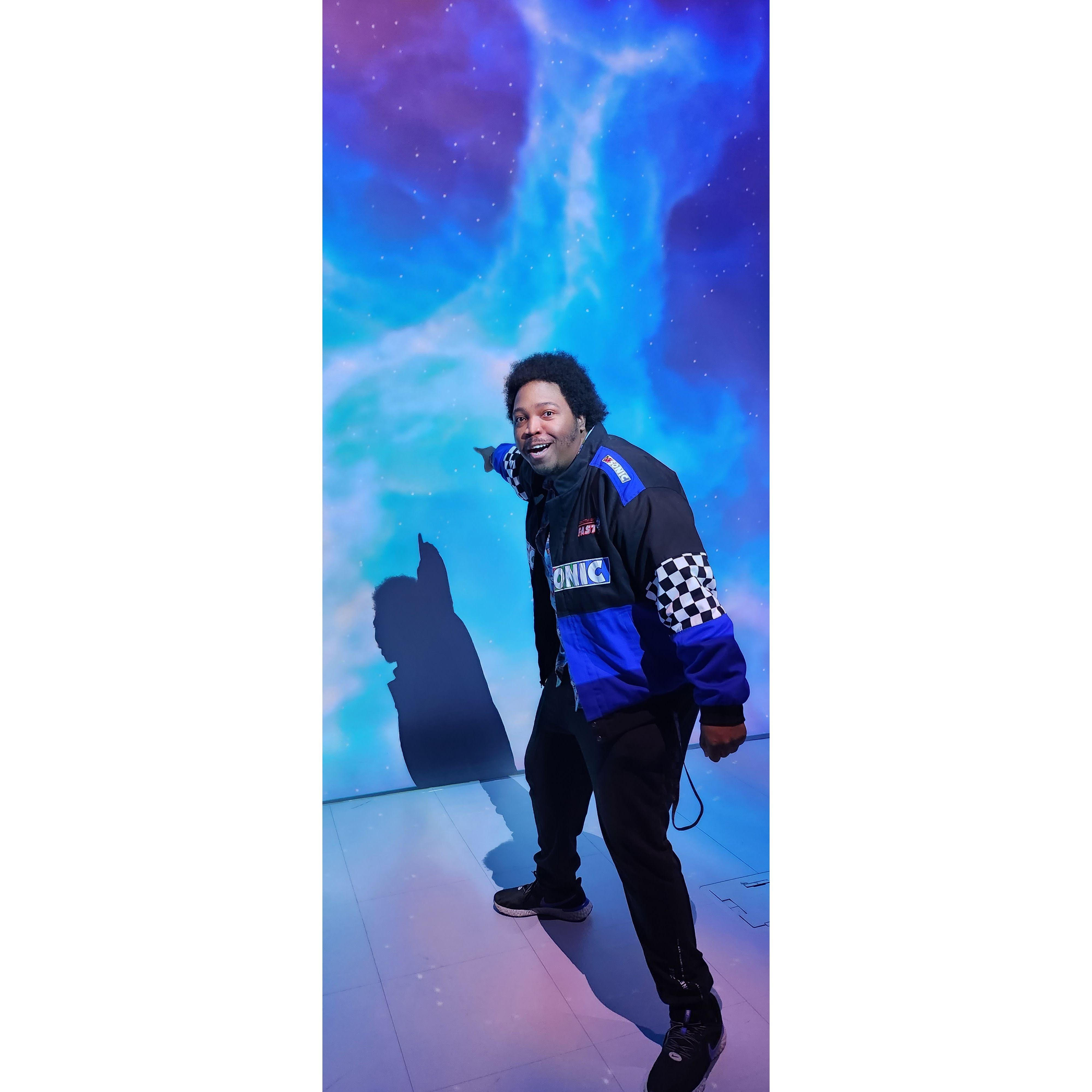 He really likes space.