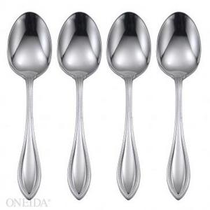 Oneida American Harmony Set of 4 Dinner Spoons, Casual Flatware