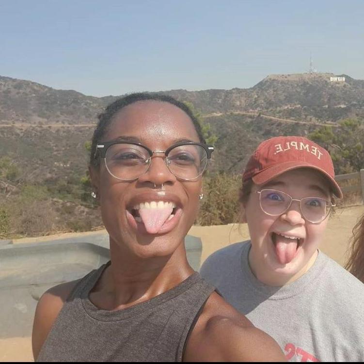 When I said goodbye to Jolene before I moved to LA, I cried while she was upstairs. We have kept our Bachelorette viewing up via video call and she came to visit us in LA!