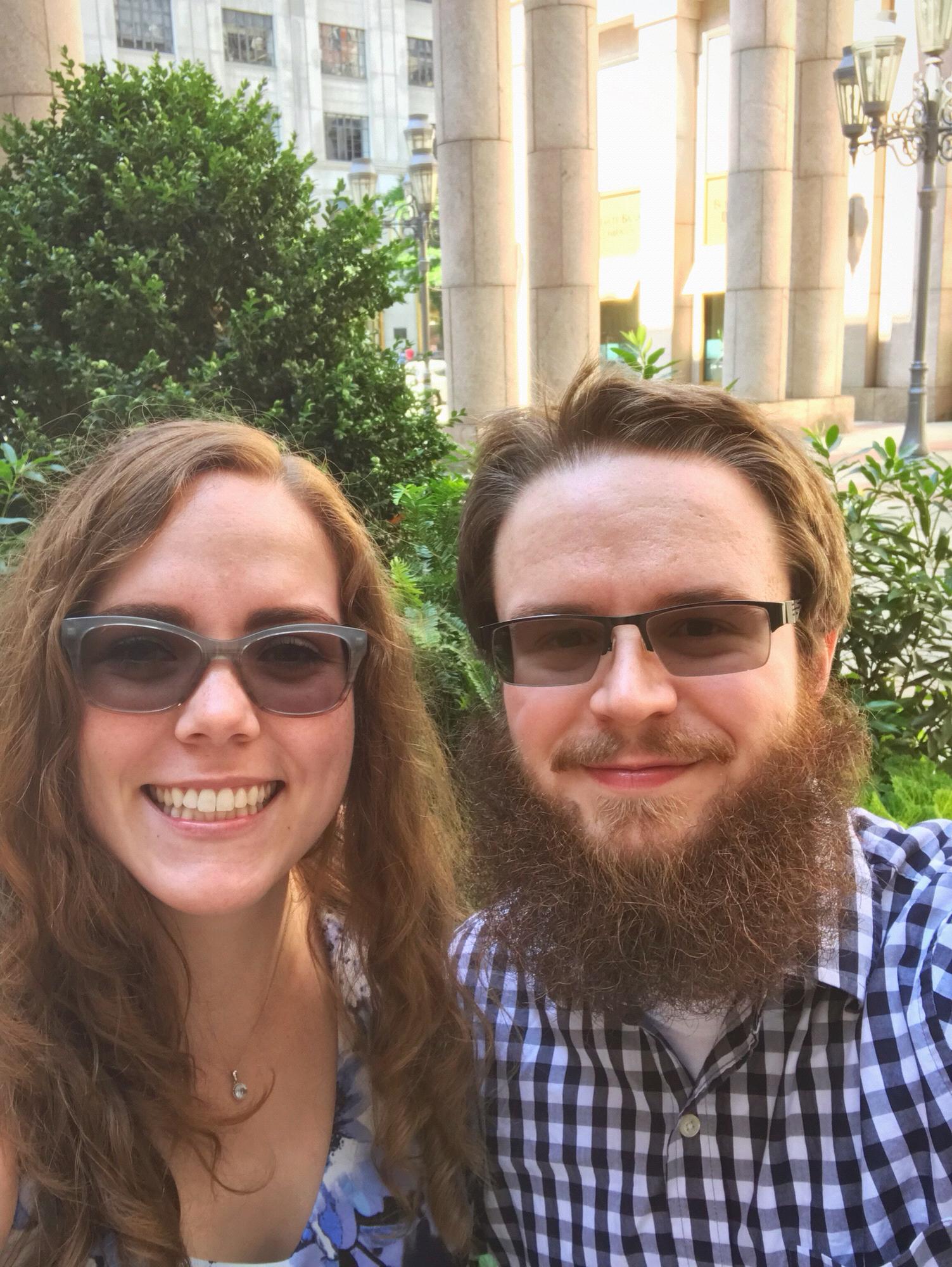 Visiting Boston in July 2018.