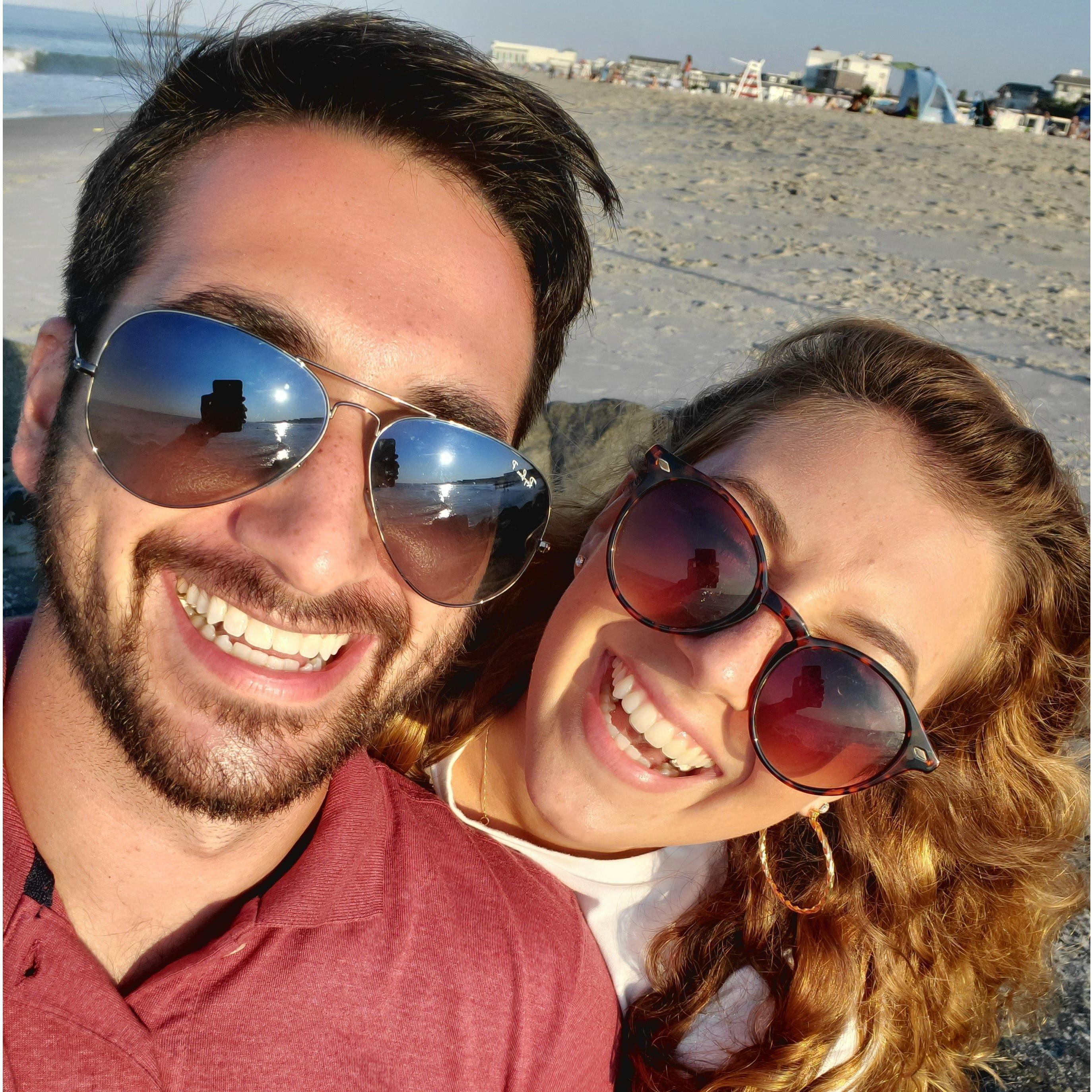 July 27, 2020: First weekend trip together. Visited Cape May, NJ.