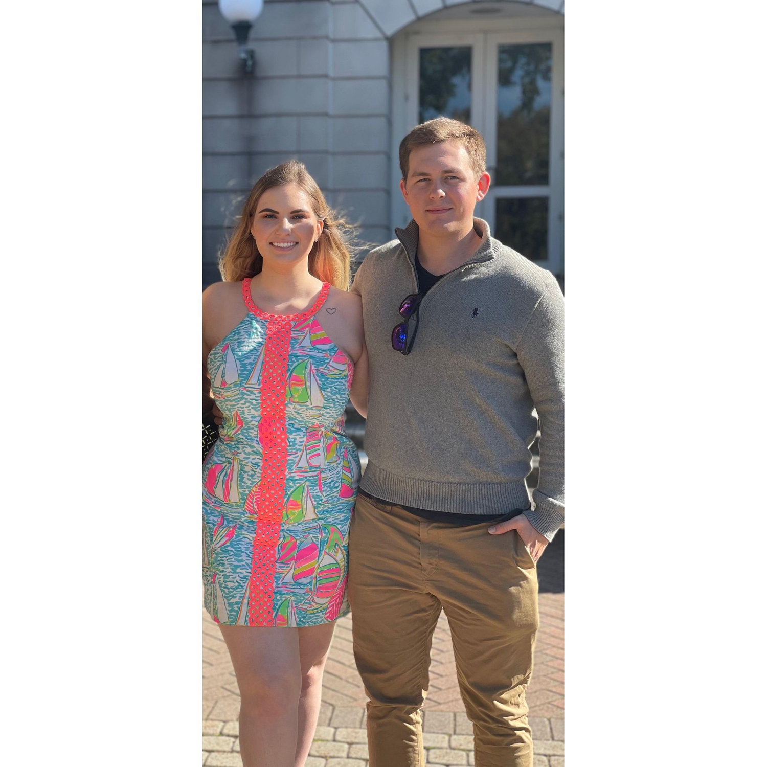 After we got married at the courthouse