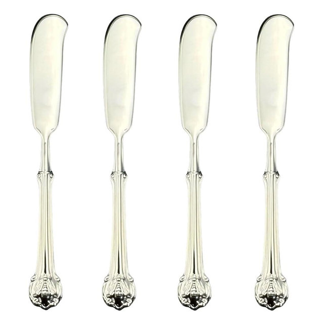 Wallace Napoleon Bee 18/10 Stainless Steel Butter Spreader (Set of Four)