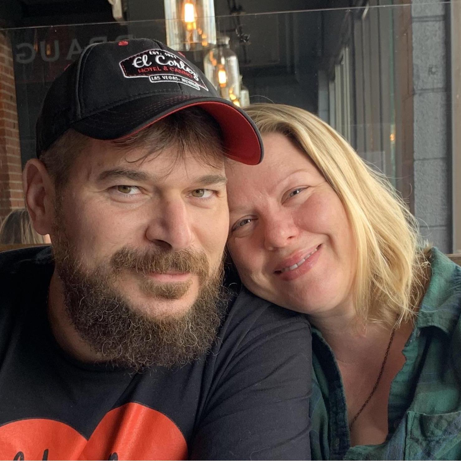 Engagement happiness with my parents.