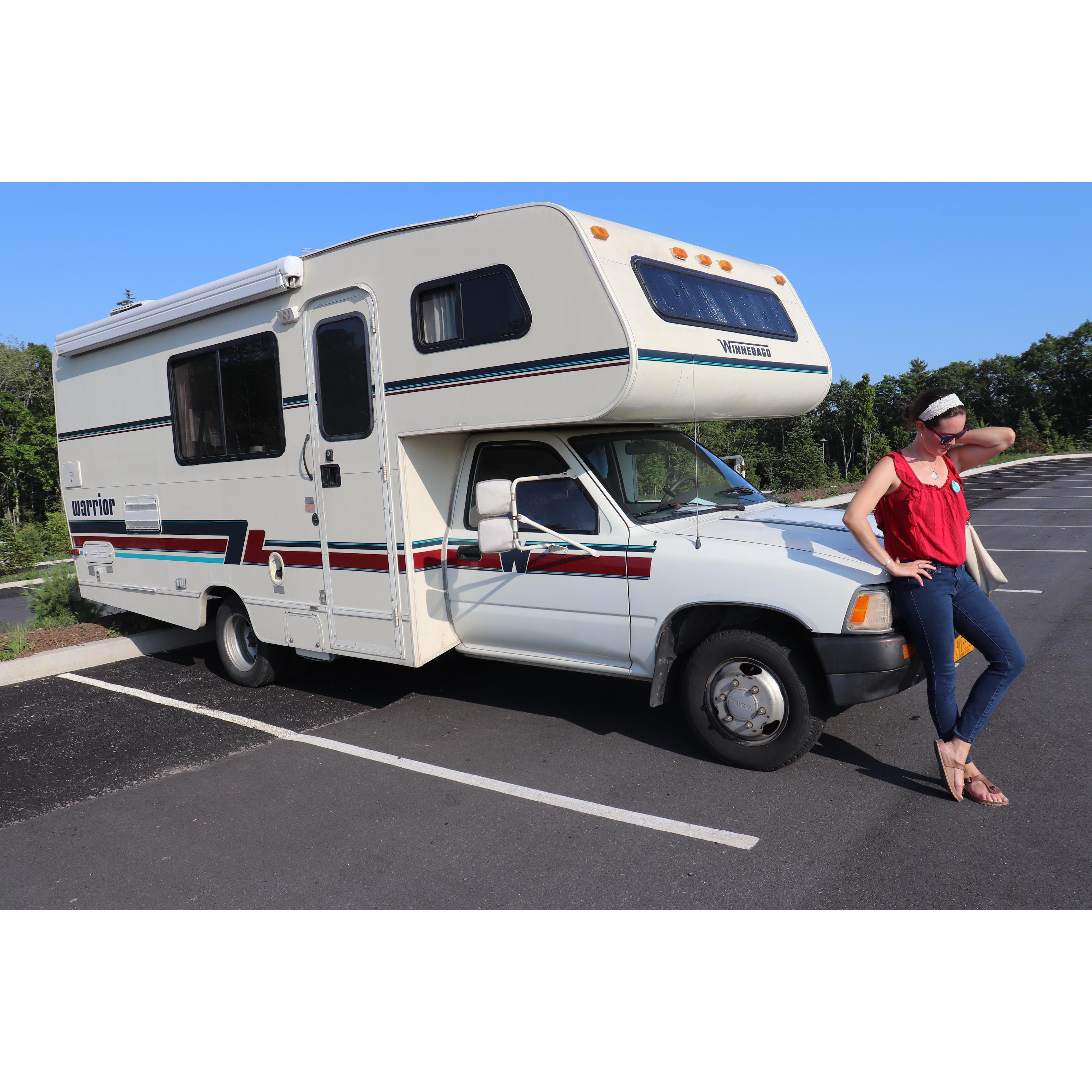 There and back thanks to the trusty Winnebago!