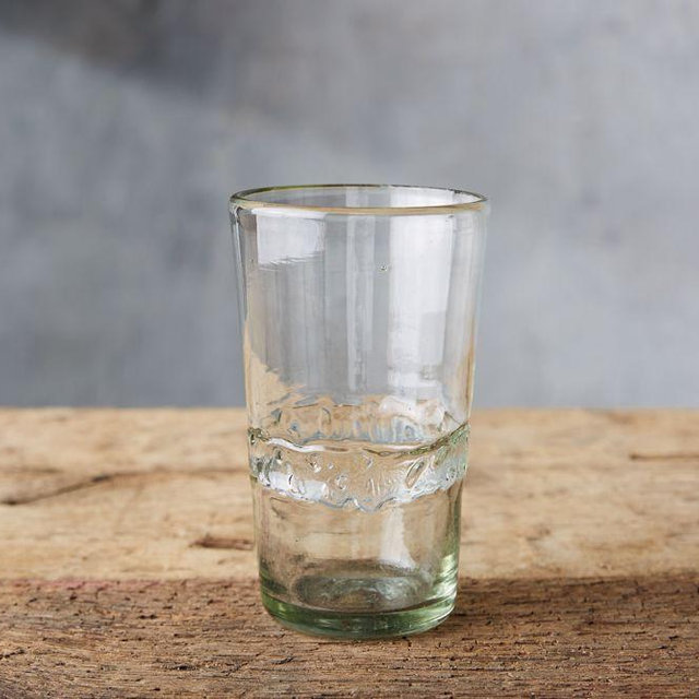 Ribbon Clear Highball Glasses (Set of 4)