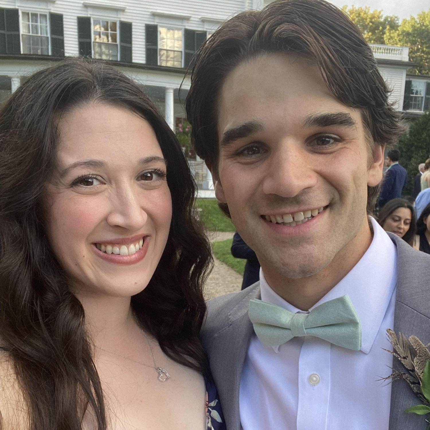 Celebrating a friend's wedding, August 2023