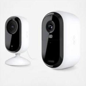 Essential 2nd Generation Outdoor & Indoor Camera + Self-Monitoring Service