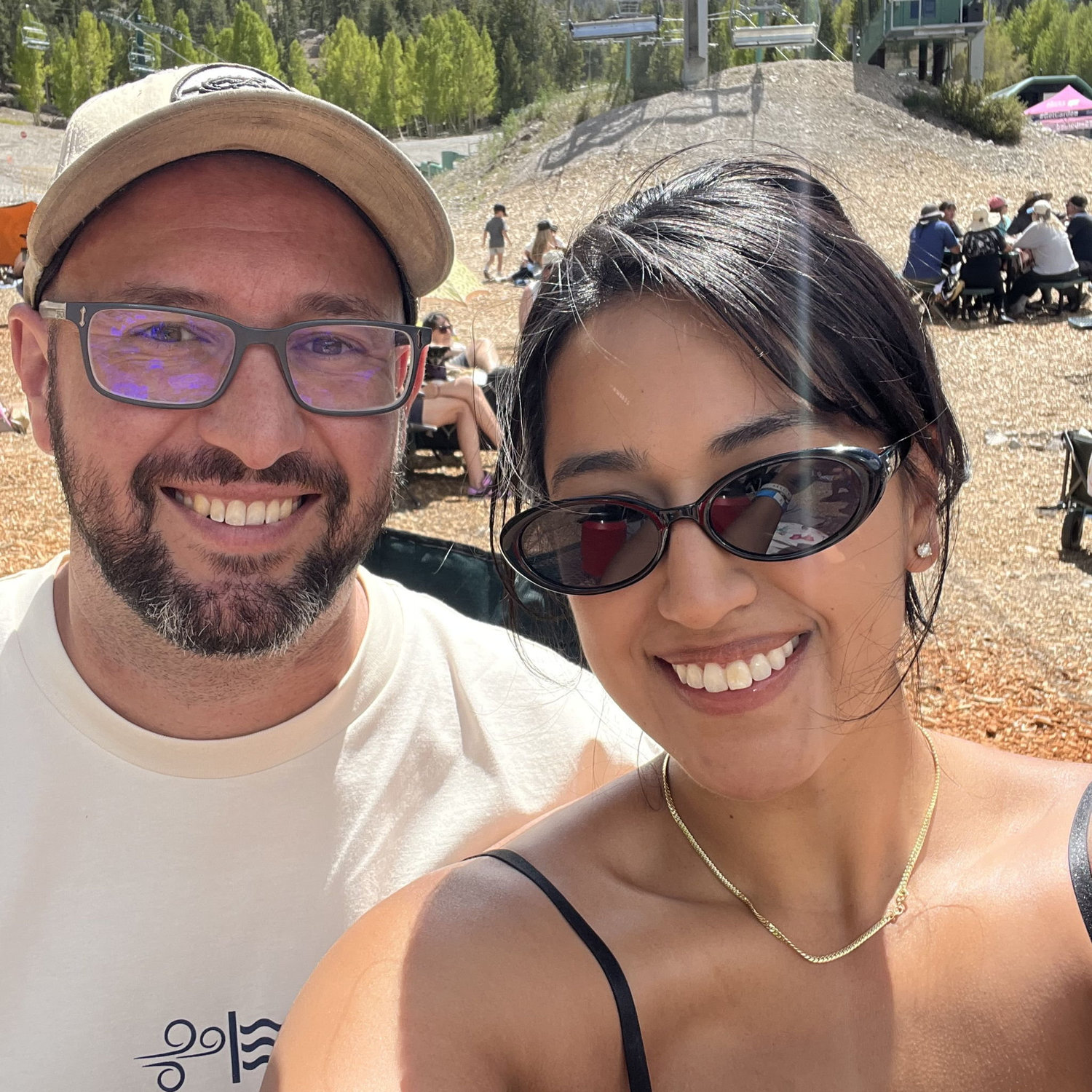 Enjoying our "backyard" at Mt. Charleston's Music on the Mountain.