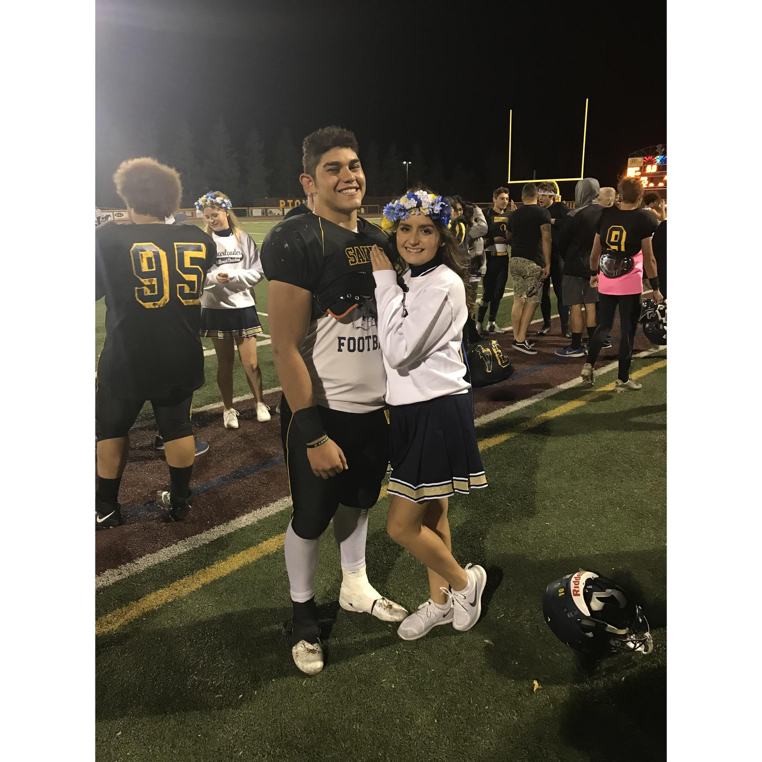 Bryan's Junior Year homecoming football game. October 20, 2017.