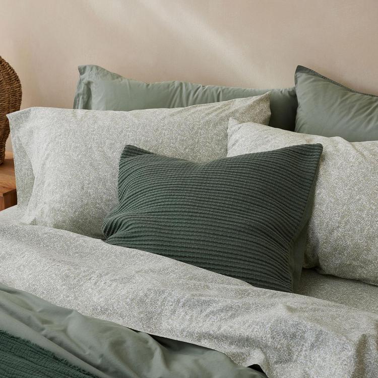 Coyuchi, Organic Print Percale Pillowcase, Set of Zola