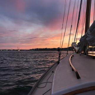 Sunset Sailboat Date Night in Maine