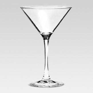 7.6oz 4pk Glass Modern Martini Glasses - Threshold™