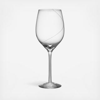 Line Red Wine Glass