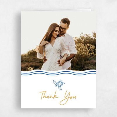 Harvest Gold, Yellow Wedding Thank You - Mare Photo