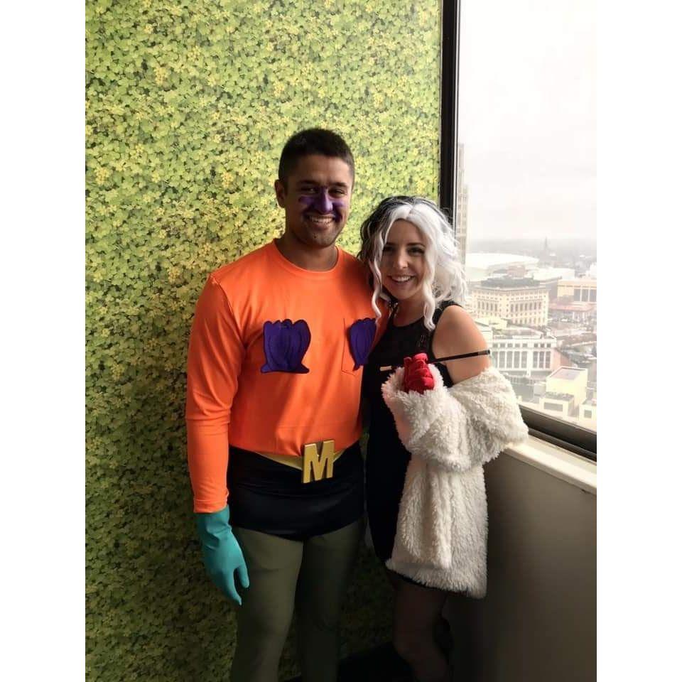 The classic duo of Mermaid Man and Cruella Deville