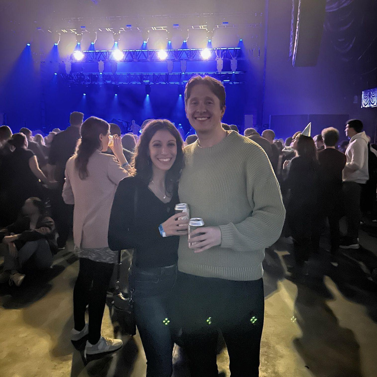 Celebrating the New Year with another concert at the Anthem.