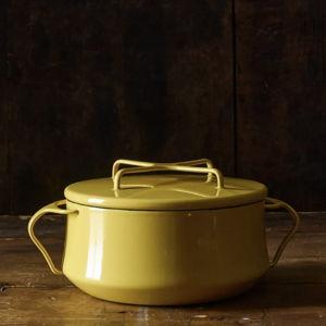 Dansk Købenstyle Casserole Dish with Lid, 2-QT (Goldenrod)