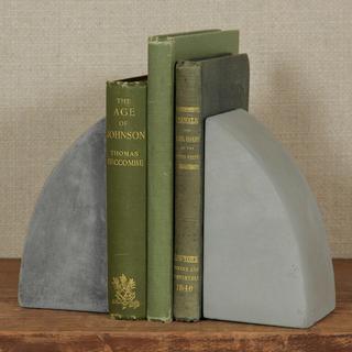 Geometric Arch Cement Bookends