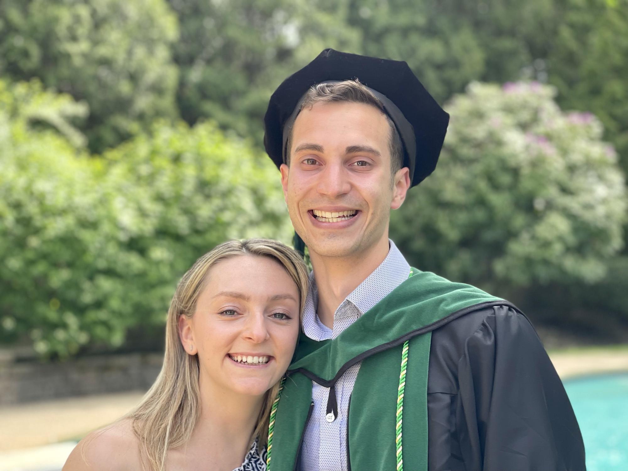 Jonah's medical school graduation