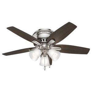 Hunter Fan 42" Lighted Ceiling Fan Brushed Nickel