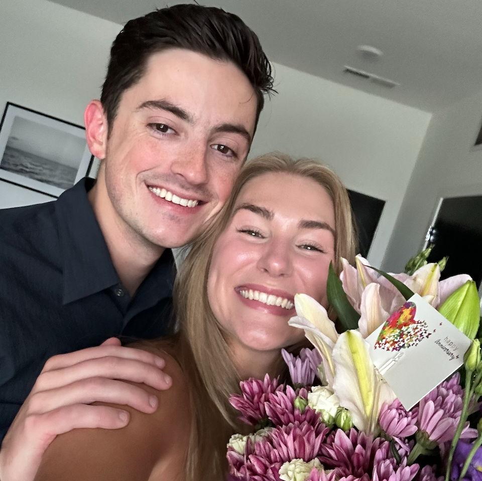 3 Year Anniversary: August 2024 (ft. bouquet Conrad assembled himself)