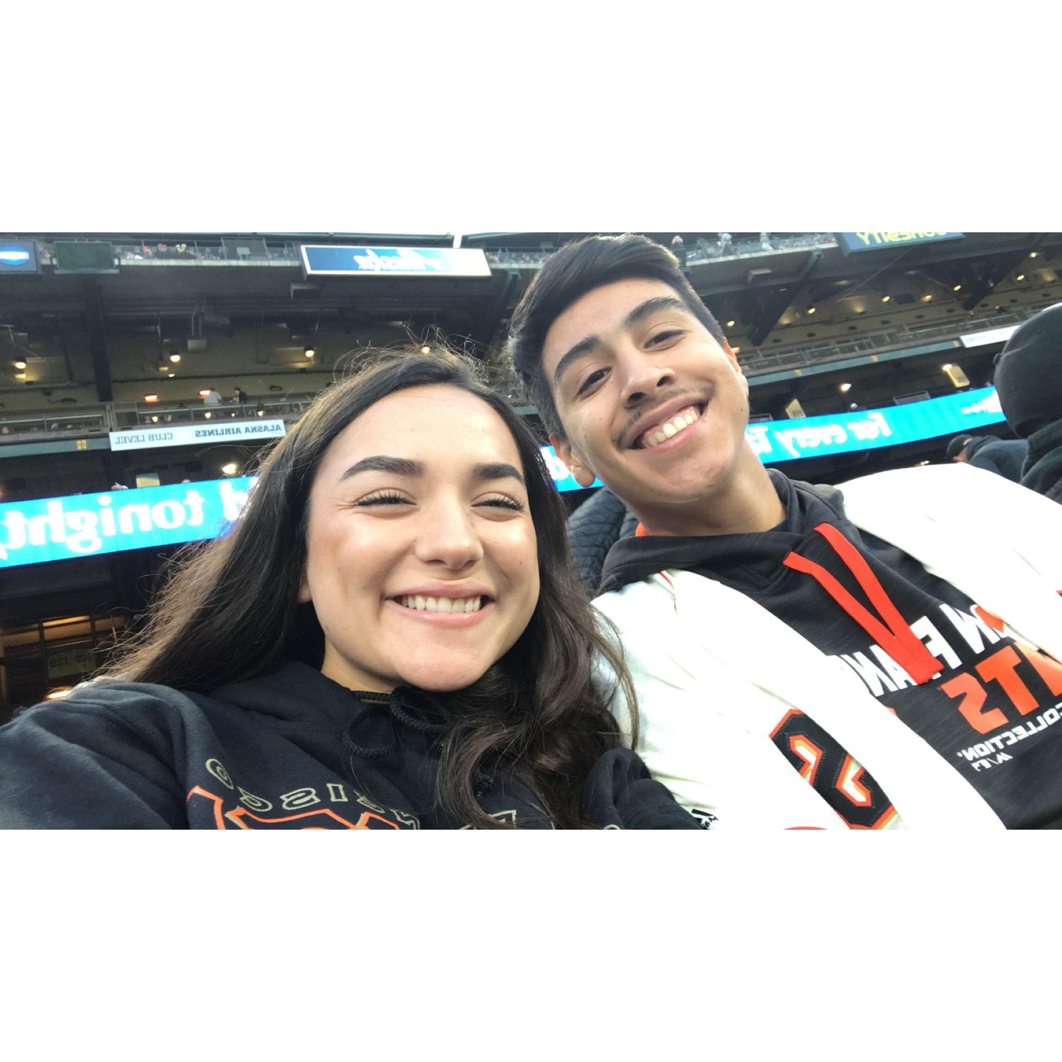 First SF Giants game together! 2019
