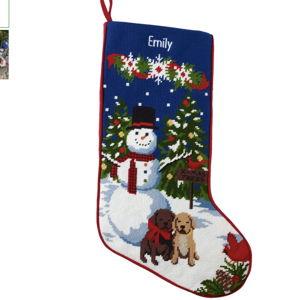 Needlepoint Christmas Stocking | Holiday Items at L.L.Bean for Julia