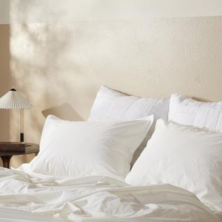 Percale Long-Staple Egyptian Cotton Sham, Set of 2