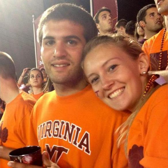 2012 - First Hokie Football Game as students