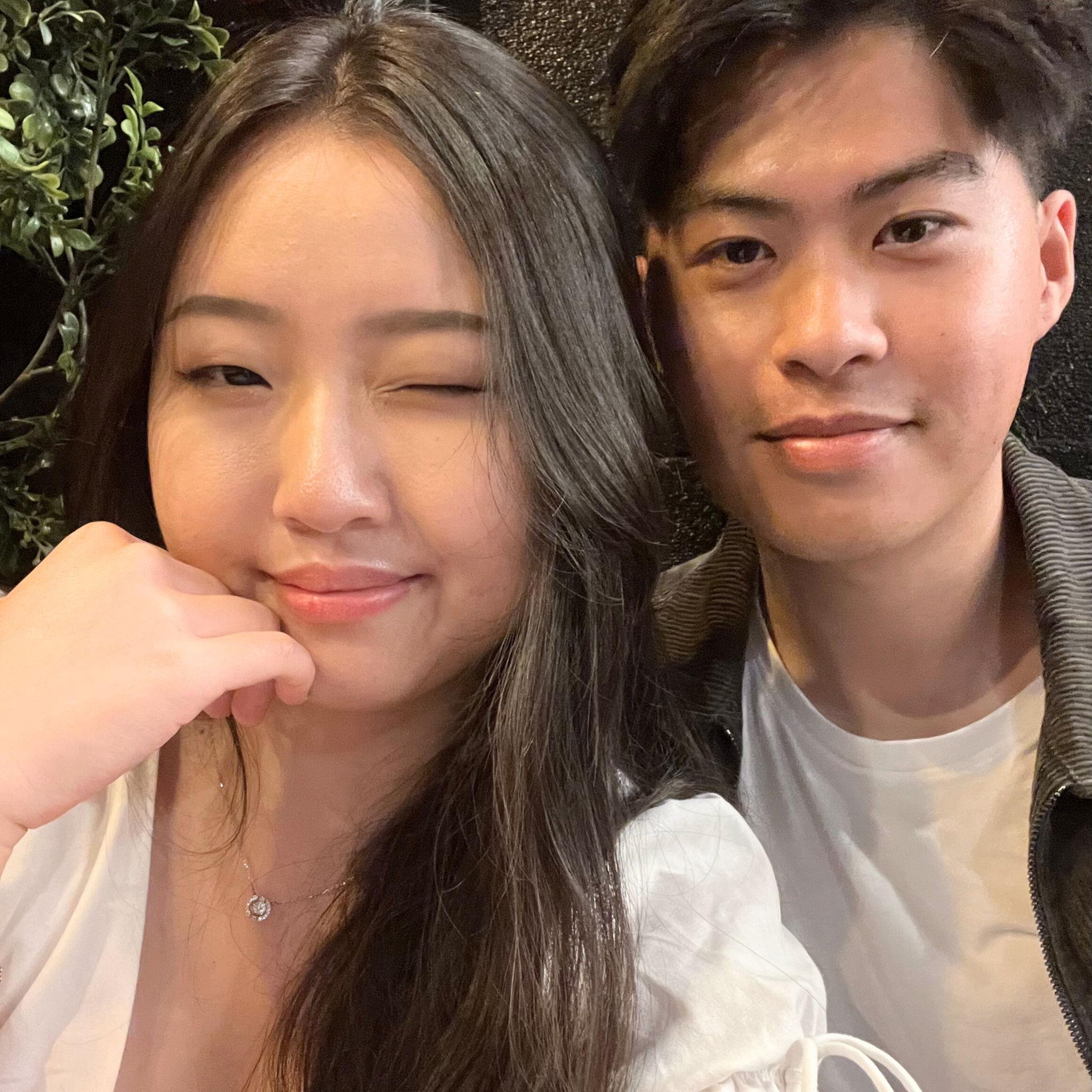 Our FIRST ever selfie together in 2021 during peak covid.