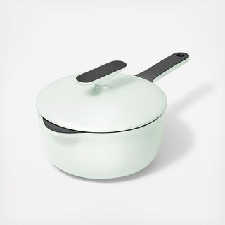 Enameled Cast Iron Mini Sauce Pan with Lid