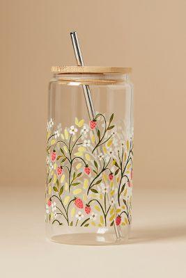 1canoe2 Glass Tumbler with Lid