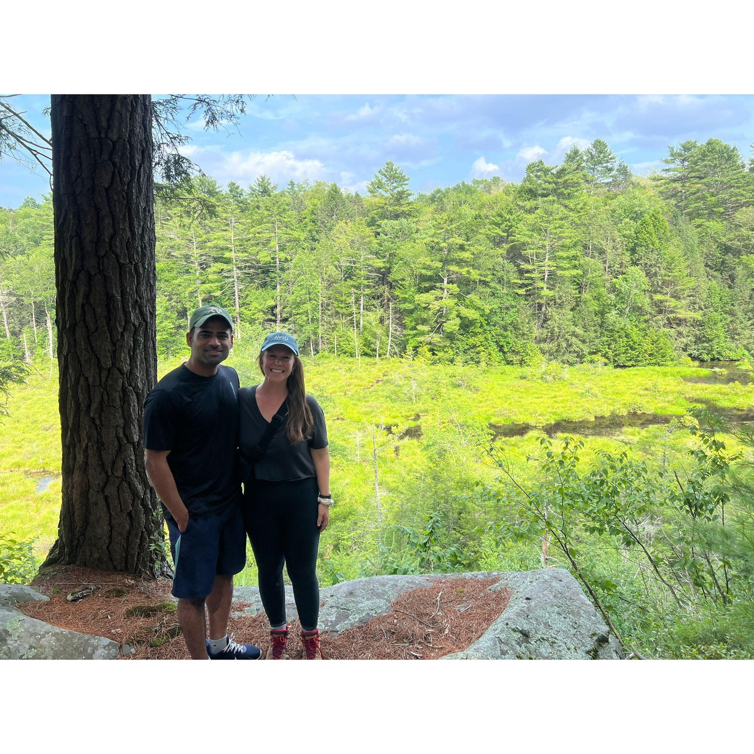 First hike together in Hartwood (shout out to Emily & Walid)!