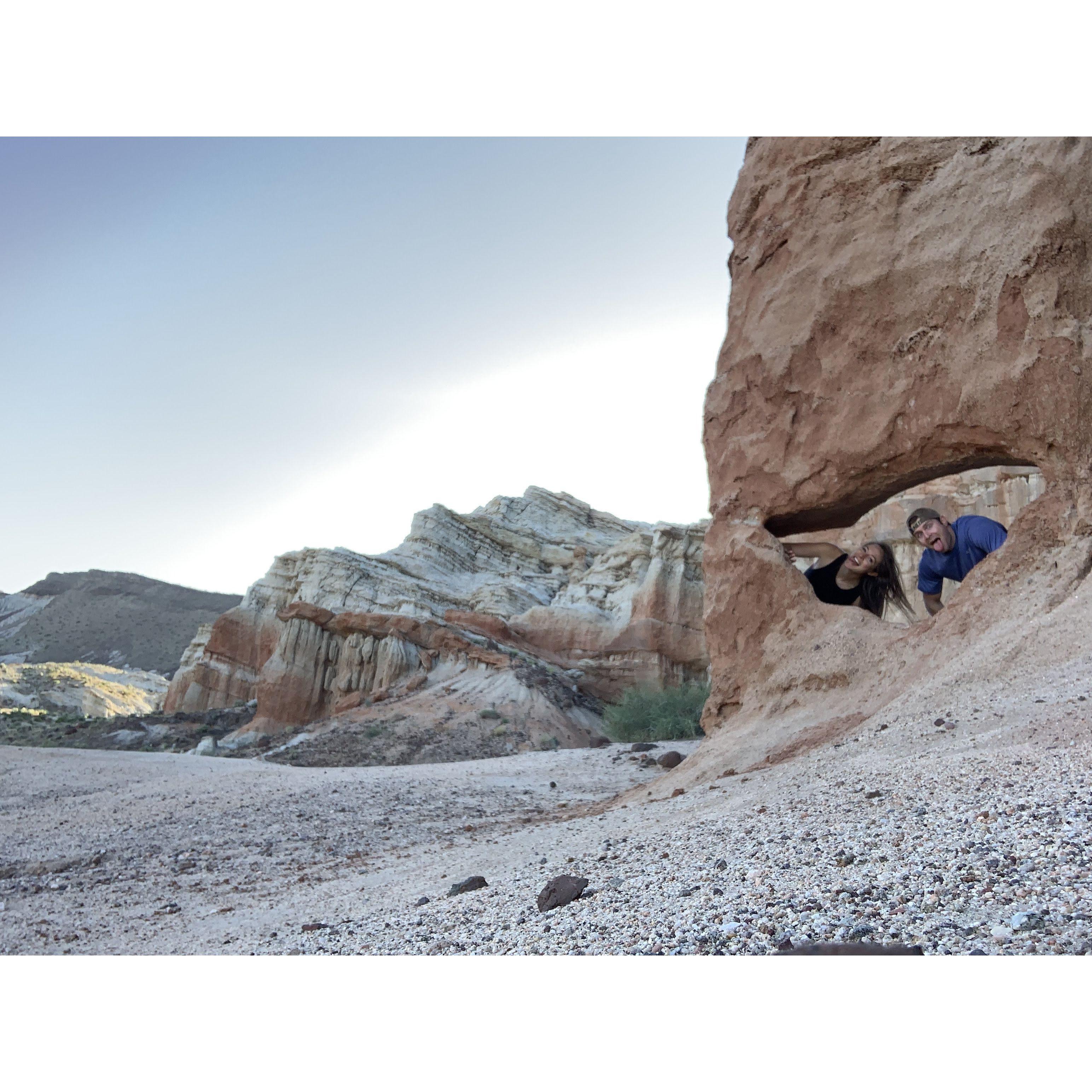 Hiking Red Rocks Canyon State Park, CA