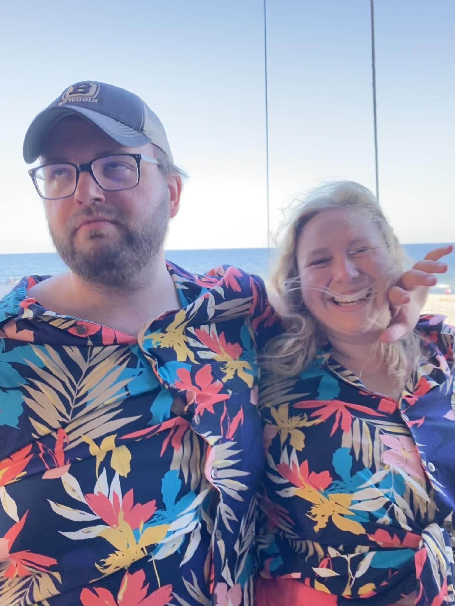Matching Hawaiian Shirts For The Win!